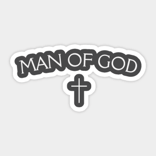 Man Of God Sticker